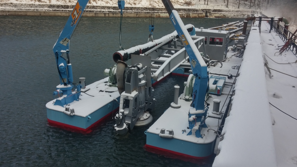 Bomba eléctrica de dragado para el dragado de represas